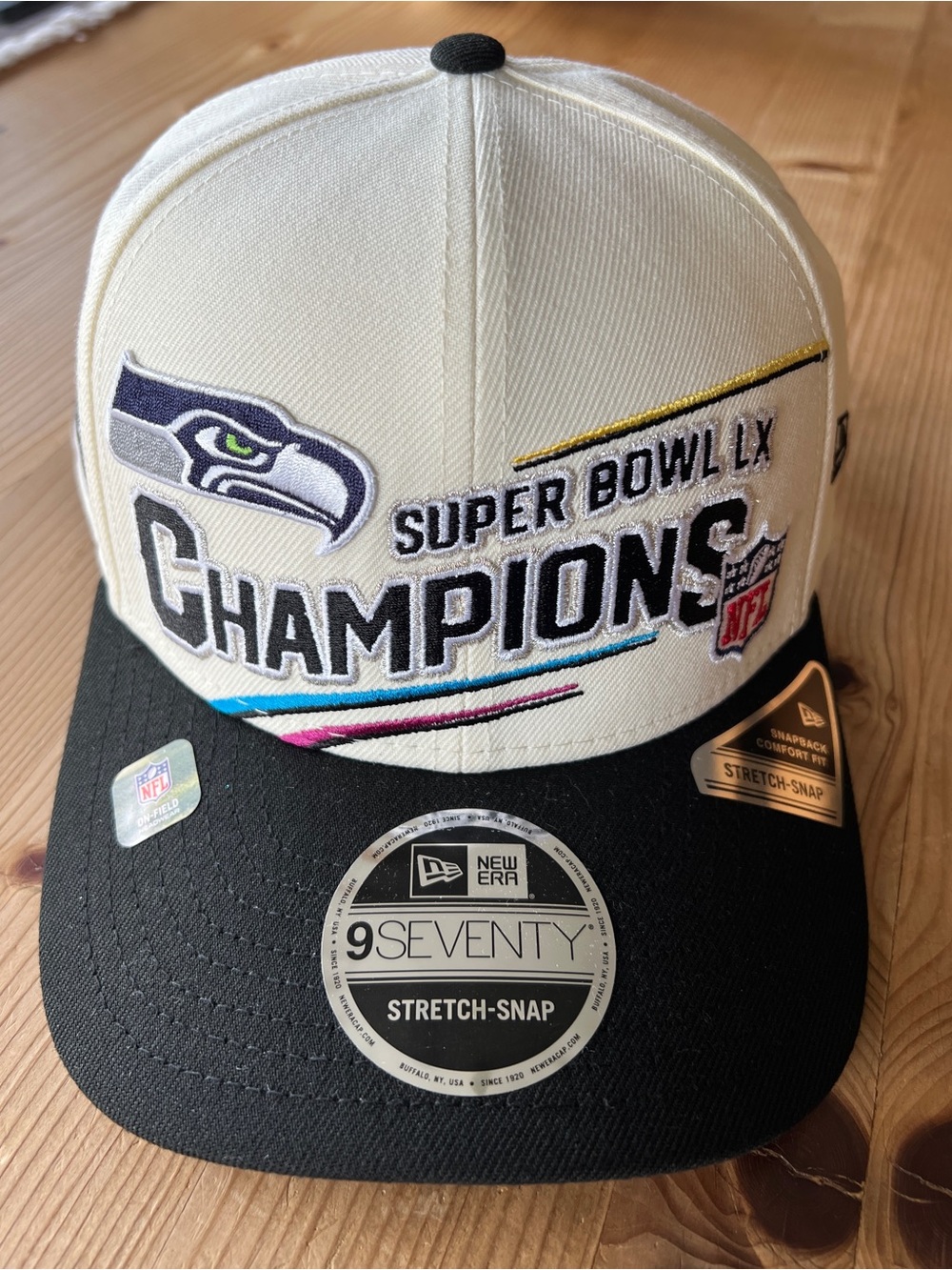 New Era Seattle Seahawks Super Bowl LX Champions Snapback Hat